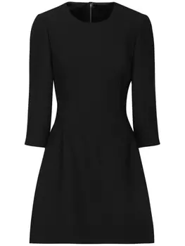 Dolce & Gabbana платье мини с вытачками, черный