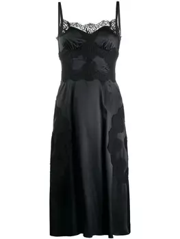 Dolce & Gabbana платье с кружевом, черный