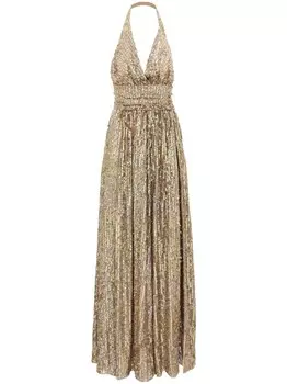 Dolce & Gabbana платье с пайетками, золотистый