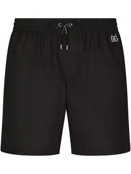 Dolce & Gabbana плавки-шорты с логотипом, черный