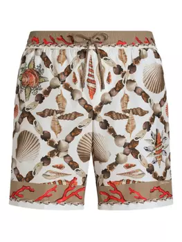 Dolce & Gabbana плавки-шорты с принтом, нейтральный