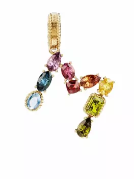 Dolce & Gabbana подвеска Rainbow Alphabet M из желтого золота, золотой