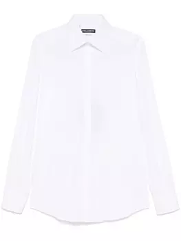Dolce & Gabbana поплиновая рубашка, белый