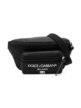Dolce & Gabbana поясная сумка с логотипом, черный