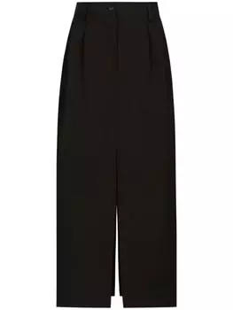 Dolce & Gabbana прямая юбка с завышенной талией, черный
