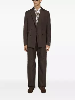 Dolce & Gabbana прямые брюки, коричневый