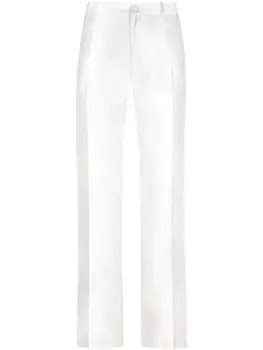 Dolce & Gabbana прямые брюки строгого кроя, белый