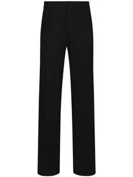 Dolce & Gabbana прямые брюки строгого кроя, черный