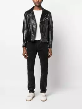 Dolce & Gabbana прямые джинсы с эффектом потертости, черный