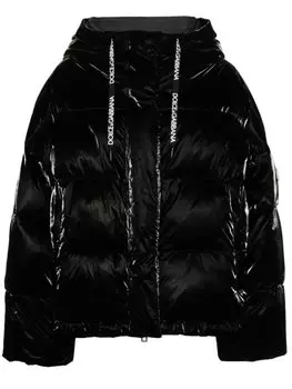 Dolce & Gabbana пуховик на молнии, черный