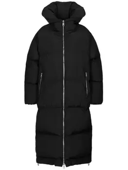 Dolce & Gabbana пуховик с логотипом, черный