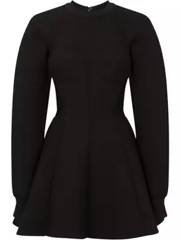 Dolce & Gabbana расклешенное платье, черный
