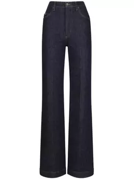 Dolce & Gabbana расклешенные джинсы с завышенной талией, синий