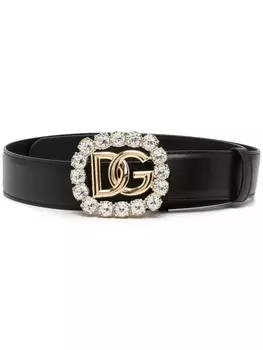 Dolce & Gabbana ремень с логотипом, черный