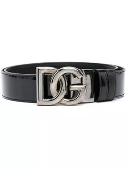 Dolce & Gabbana ремень с логотипом, черный