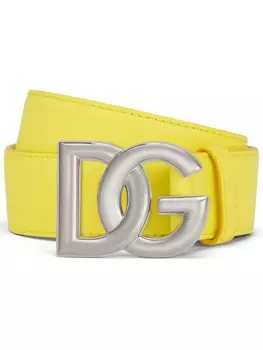 Dolce & Gabbana ремень с логотипом DG, желтый