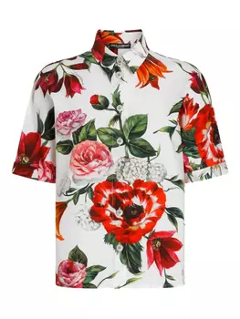 Dolce & Gabbana рубашка на пуговицах, белый