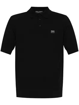 Dolce & Gabbana рубашка поло, черный