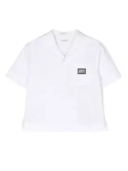 Dolce & Gabbana рубашка с короткими рукавами, белый