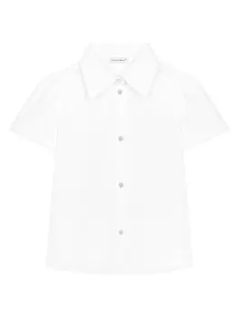 Dolce & Gabbana рубашка с логотипом, белый