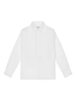 Dolce & Gabbana рубашка с потайной застежкой, белый
