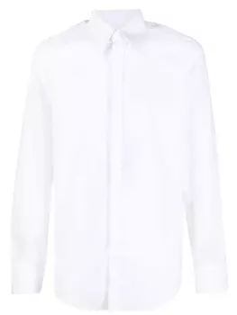 Dolce & Gabbana рубашка с заостренным воротником, белый