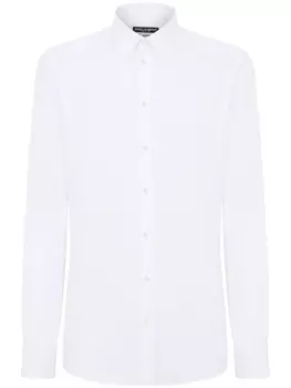 Dolce & Gabbana рубашка в клетку, белый