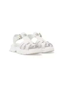 Dolce & Gabbana сандалии с логотипом, белый