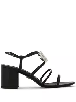 Dolce & Gabbana сандалии с логотипом, черный
