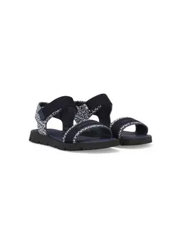 Dolce & Gabbana сандалии с логотипом, синий