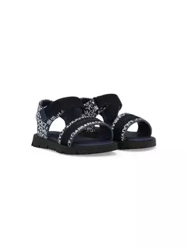 Dolce & Gabbana сандалии с логотипом, синий