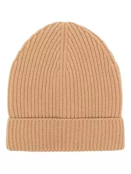 Dolce & Gabbana шапка бини в рубчик, нейтральный цвет