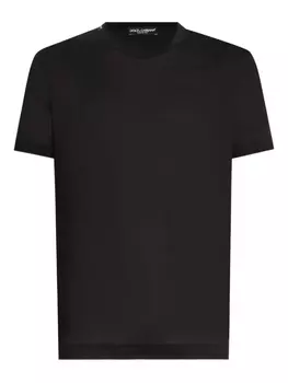 Dolce & Gabbana шелковая футболка, черный