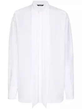 Dolce & Gabbana шелковая рубашка, белый