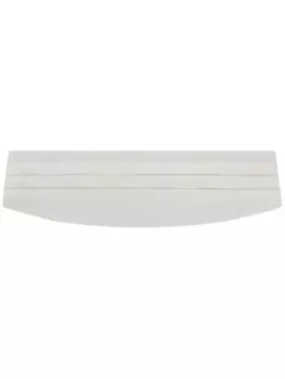 Dolce & Gabbana шелковый камербанд со складками, белый