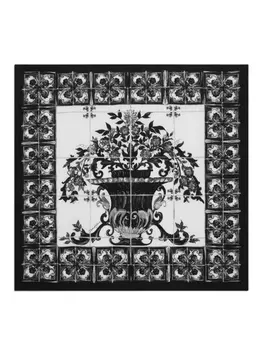 Dolce & Gabbana шелковый платок, белый