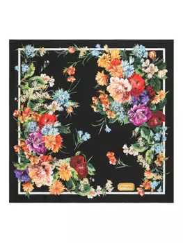 Dolce & Gabbana шелковый платок, черный