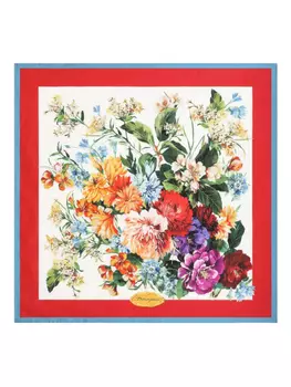 Dolce & Gabbana шелковый платок, красный