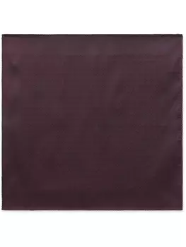 Dolce & Gabbana шелковый платок с жаккардовым логотипом, розовый