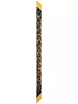 Dolce & Gabbana шелковый шарф с эффектом омбре, коричневый