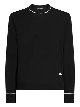 Dolce & Gabbana шерстяной свитер, черный