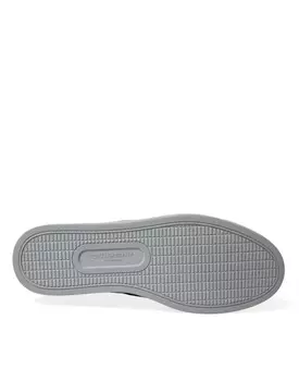 Dolce & Gabbana Шикарные мужские кроссовки средней длины с леопардовым принтом, синий