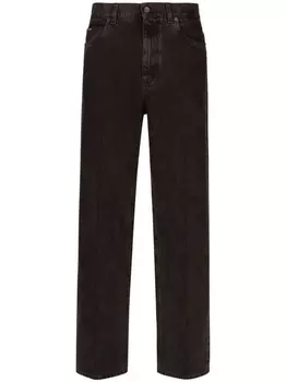 Dolce & Gabbana широкие джинсы, синий