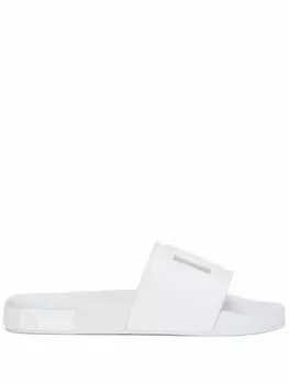 Dolce & Gabbana шлепанцы с логотипом, белый
