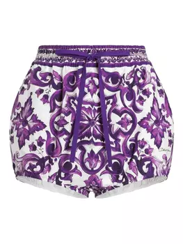 Dolce & Gabbana шорты из эластичного хлопка, белый