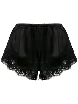 Dolce & Gabbana шорты с кружевной отделкой, черный