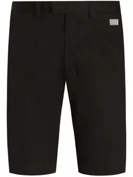 Dolce & Gabbana шорты с логотипом, черный