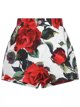 Dolce & Gabbana шорты с принтом, белый