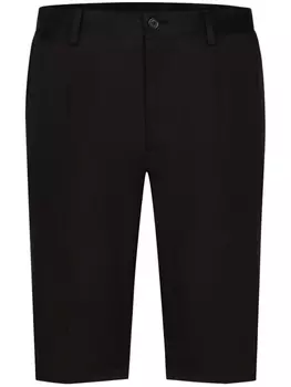 Dolce & Gabbana шорты с вышитым логотипом, черный