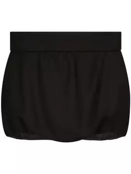 Dolce & Gabbana шорты с завышенной талией, черный